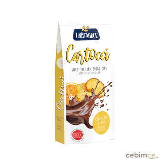 Unistanbul Cartocci Çikolatalı Portakallı Ekmek Cipsi 110 G