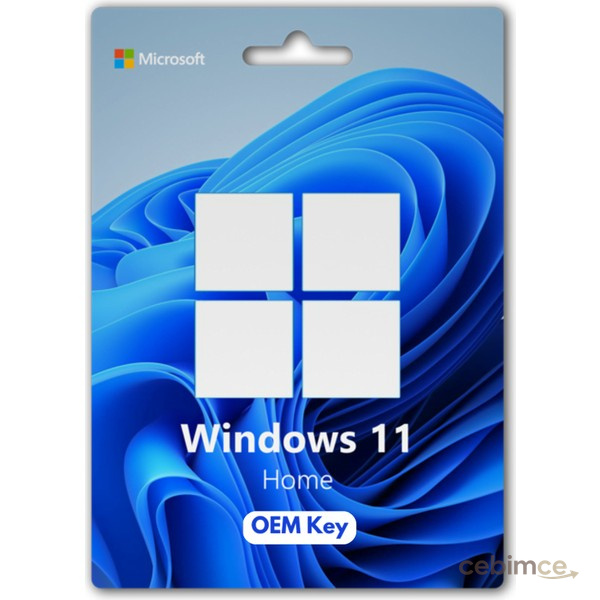 Microsoft Windows 11 Home Dijital Lisans Anahtarı Kalıcı Key 32/64 Bit Uyumlu