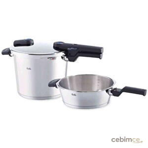 Fissler Vitaquick 6 L + 2.5 L Düdüklü Tencere Seti