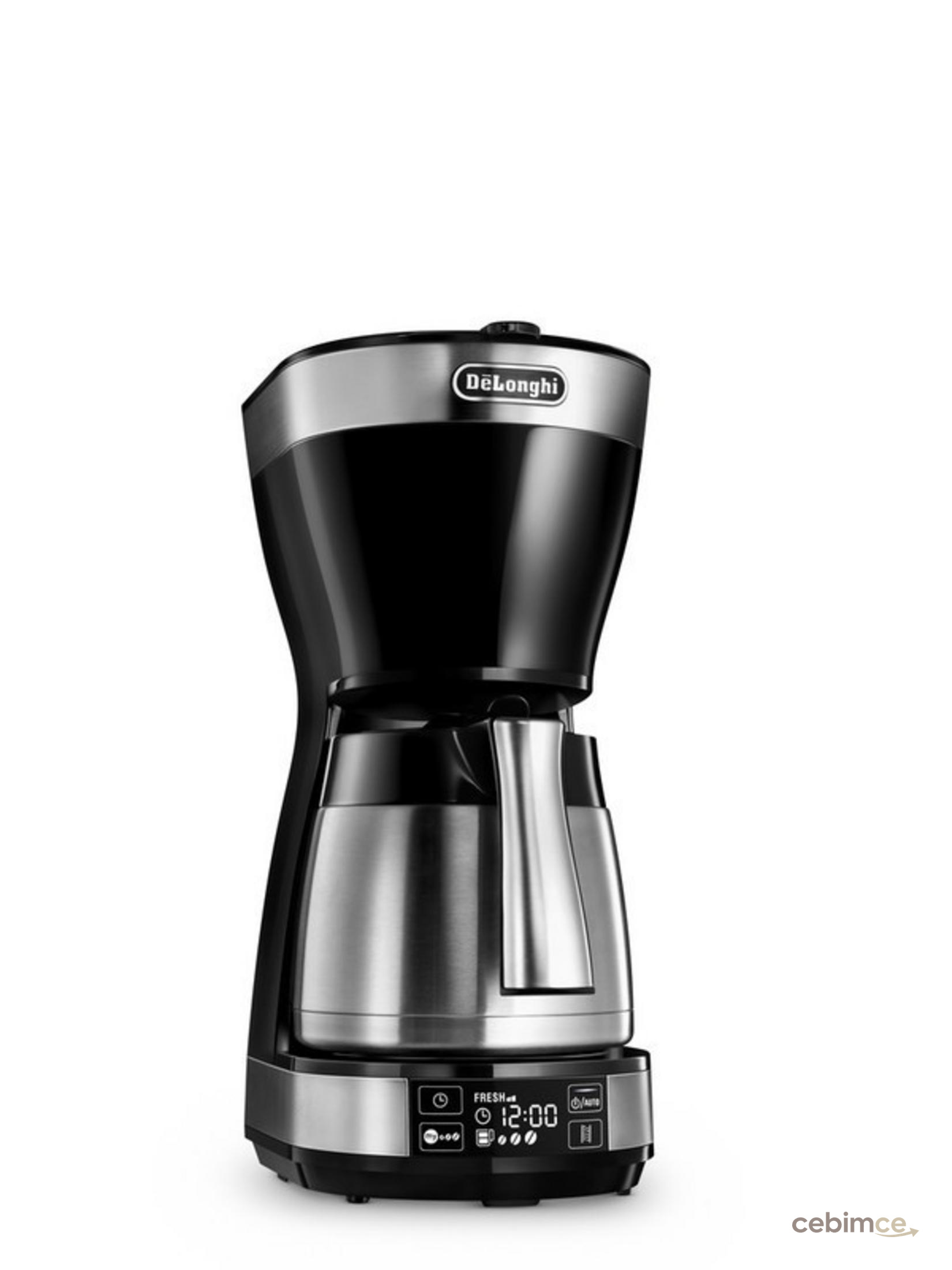 DELONGHI ICM16731 FILTRE KAHVE MAKINESI Filtre Kahve Makinesi Siyah Gümüş