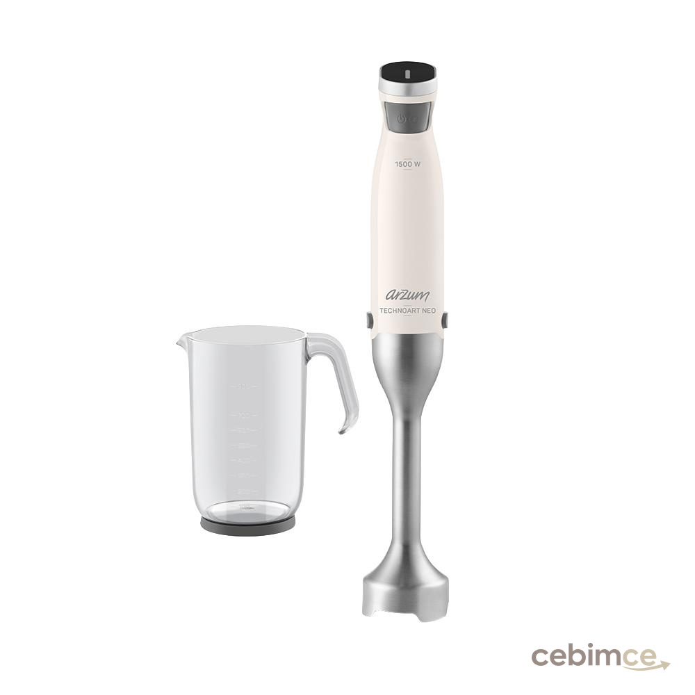 Arzum Technoart Neo AR1113-B Beyaz 1500 W El Blenderı