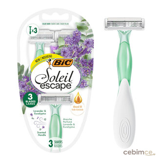 Bic Miss Soleil Escape Lavanta Kadın Tıraş Bıçağı 3'lü