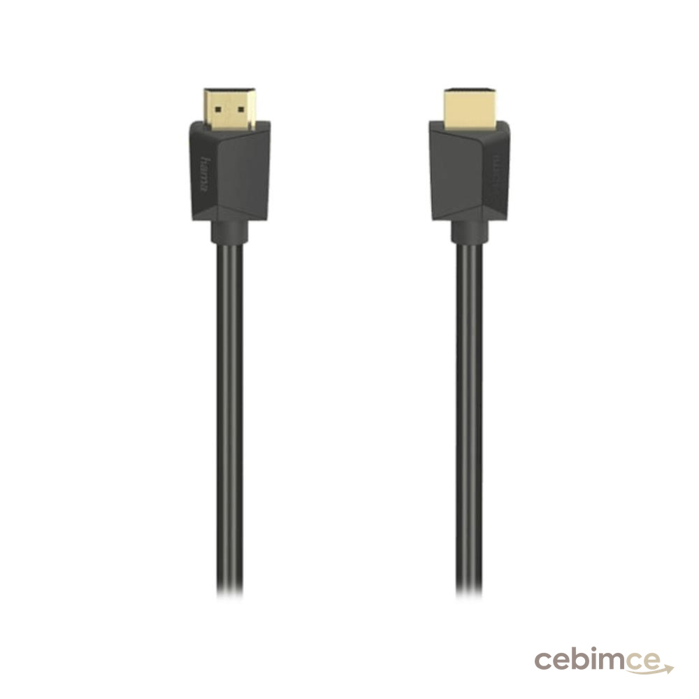 Hama HM.205007 High-Speed HDMI Kablo, 4K, Ethernet 5m - Siyah